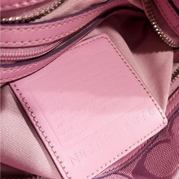 RARE PINK Vintage Coach Convertible Bucket Duffel bag - Picture 10 of 10